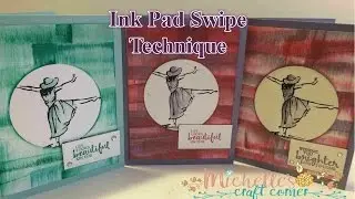 Ink Pad Swipe Technique