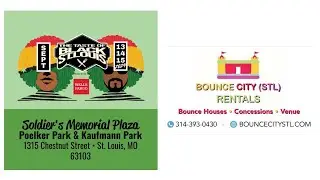 BOUNCE CITY STL RENTALS IS IN THE TASTE OF BLACK ST LOUIS