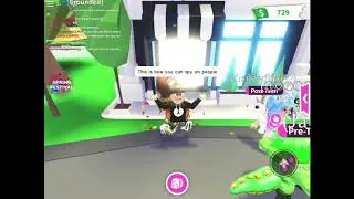 How to spy on people! WORKING HACK! (MUST HAVE FLY PET)// Adopt Me - Roblox