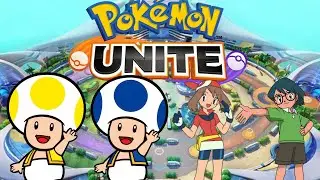 The Characters Play: Yellow Toad, Blue Toad, May & Max Pokemon Unite