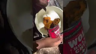 Homeless and cooking🌭 #explore #cooking #homeless #shorts #outdoors  #chilidogs #viral