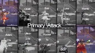 Marvel Rivals [Strategists] Primary Attack Dps Comparison (Season 4)