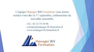 Pr&eacute;sentation Manager RH Formation