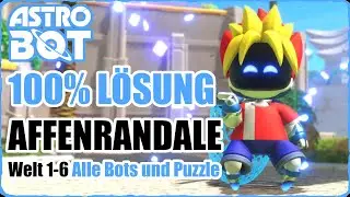Astro Bot Affenrandale 100% Komplettl&ouml;sung Welt 1-6 Alle Puzzleteile Alle Bots L&ouml;sung Guide