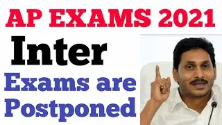 AP INTER EXAMS ARE POSTPONED