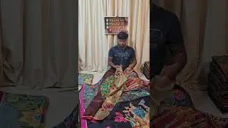 Pure Silk হলে মানেই Premium Feeling🤭😜 Mom Chitra Batik | Batik Hand Print | Batik Print Saree |