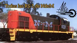 Todas las ALCO RS-1 de Ferrocarriles Nacionales de México