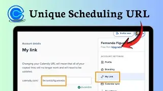How to change Calendly URL (Page Customization)