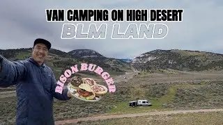 VAN CAMPING ON HIGH DESERT  (VAN LIFE)