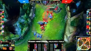 LOL Autumn 2015 OOL Wildcard - Abyss eSports Black vs Abyss eSports White Game 2 (Bo3)