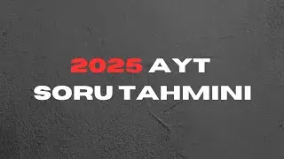 2025 AYT KİMYA TAHMİN -2-