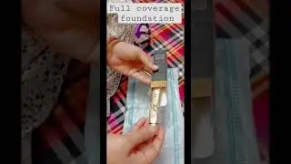 #short#dermacol foundation/ Full coverage foundation #viral #viralvideo #uzmaansari