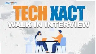 Tech Xact Career Acceleration Program | D365 Training | Walk In Interview | Hybiz tv
