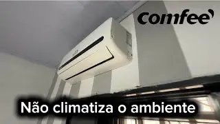 Comfee split air conditioner not cooling, replace one dual capacitor with two separate capacitors.