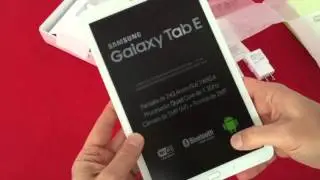 Samsung Galaxy Tab E SM T560 Unboxing en Español