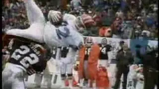 Don Beebe bounces on his head