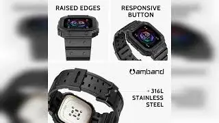 Review: amBand Compatible for Fitbit Versa 4/3/2/ Fitbit Versa Lite/Fitbit Sense 2/ Fitbit Sen...