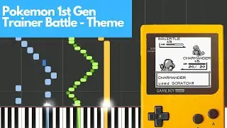 Pokemon 1st gen   Trainer Battle Theme - MIDI