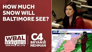 Weekend Winter Storm in Maryland: Meteorologist Alena Lee talks about possible snow and ice totals
