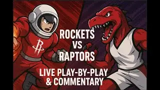 Raptors vs Rockets LIVE Play-by-Play Radio-Style + Commentary - Oct. 29th 2025