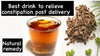 Postpartum Constipation | Natural Remedy | How to treat it