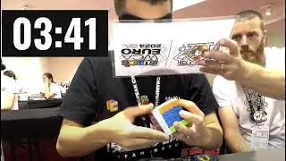 European Championship Winning Solve: 5x5 Blind in 3:41.52
