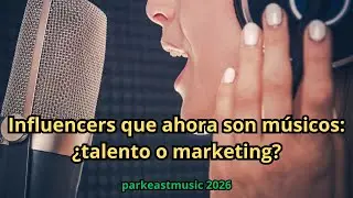 INFLUENCERS  QUE AHORA SON MUSICOS,  (Talento  OR marketing)
