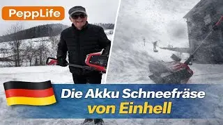 Die Akku Schneefr&auml;se von Einhell. @peppLife