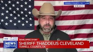 Texas Border Sheriff Thaddeus Cleveland interviews with NewsNation March 28, 2025