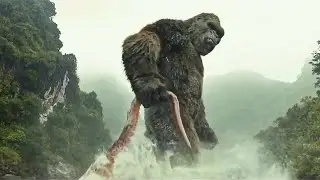 KONG Fights GIANT SQUID | Kong: Skull Island Fight Scene