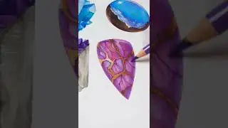 Drawing Gemstones Part 8 💎 #art #artist #drawing #original #illustration