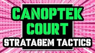 My Necron Canoptek Court Stratagem Tactics! - Warhammer 40k