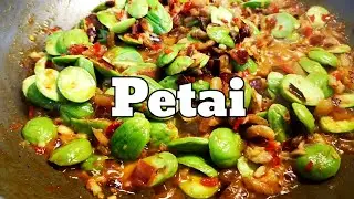 Petai or Stinky Bean in Blachan Chilli