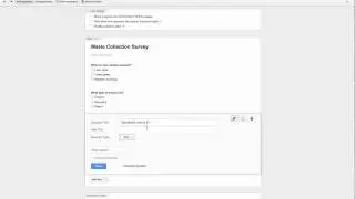 An example of using Google Forms for Data Collection