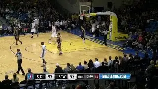 Diamond Stone posts 14 points & 13 rebounds vs. the Warriors, 1/14/2017