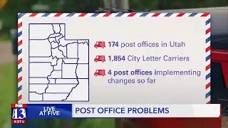Delays in Utah mail delivery expected with new U.S. Postal Service rules in place