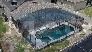 Full Pool Enclosure Rescreen!! Watch This Time Lapse Video Now!!