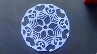 Rangoli stencil design 