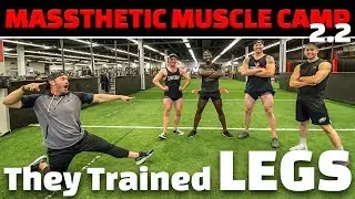 HIGH VOLUME Leg Workout For Hypertrophy - Massthetic Muscle Camp