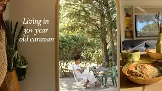 A cozy tour of our 30+ year old caravan // Slow, simply living and travel