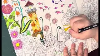 Colour me Happy - Animals #wellness #mindfulness #art #colouring #sea #mindfulcoloring #happy