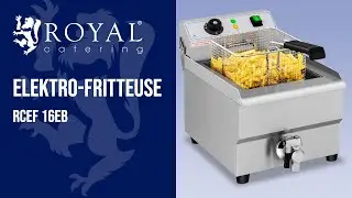 Elektro-Fritteuse Royal Catering RCEF 16EB | Produktvorstellung 10011142