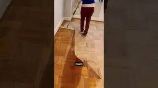 Бюджетно и быстро обновляем поверхность пола #отделка #паркет