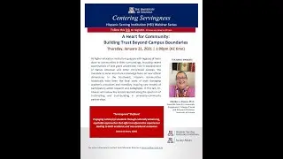 A Heart for Community: Building Trust Beyond Campus Boundaries