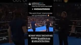 Karrion Kross Responds to the #wewantkross Chants on #smackdown from Boston!