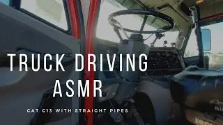 ASMR semi truck noise.  CAT engine purring