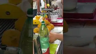 Limonata try it in Naples 🍋 #visitnaples #limonata #naples #itly