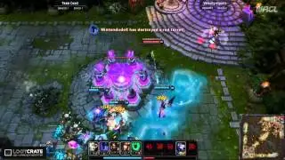 Shiphtur Nidalee, sick team fight and fountain double kill vs Velocity