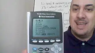 TI 83 / TI 84 Calculator Workshop Part 5: TVM Solver