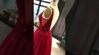 Luxury Red Evening Dress Formal Gown #Starlish